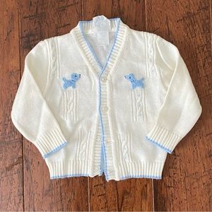 VINTAGE Baby Sweater Cardigan - Est. 9-12m